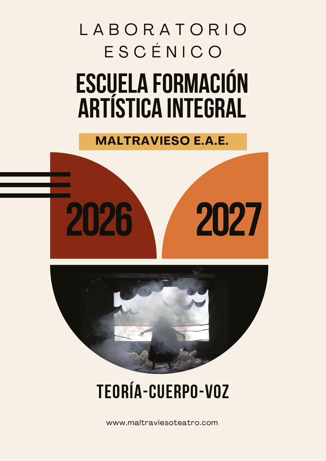 Cartel Escuela Formación Artística Integral